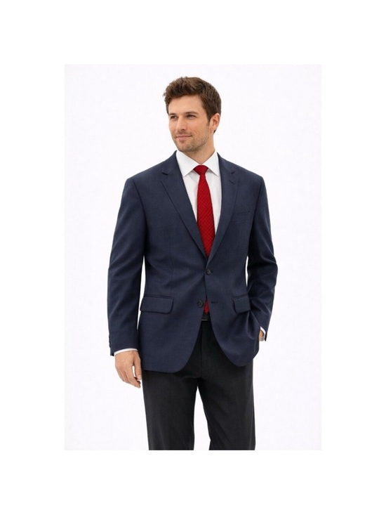 JOS A BANK Traveler Tech Navy Blue Slim Fit Blazer Jacket Mens 39 Regular